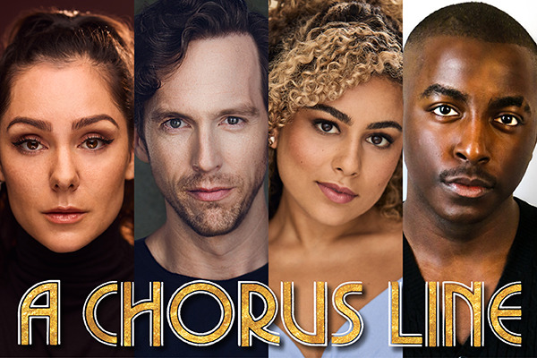 Photos of cast members of A Chorus Line