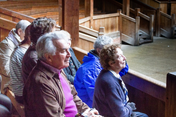 Inside the Old Globe Theatre