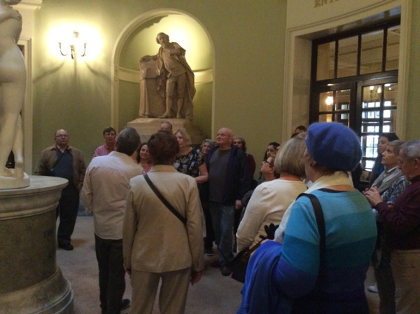 In the rotunda at Theatre Royal Drury Lane.
