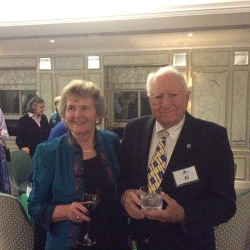 Louise Healey and Al Reiner the Farewell Dinner