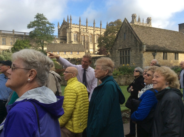 Our Blue Badge Guide David Kershaw points out the sights in Oxford.