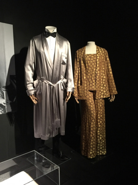 Gown & smoking jacket at 