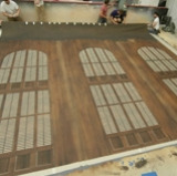 Louvers Drop 20'7H x 20'10W