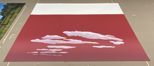 Pink Sky Drop (Printed) - 22'-0½