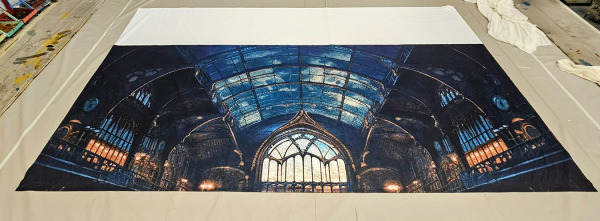 Upper Train Printed Drop - 14'-8