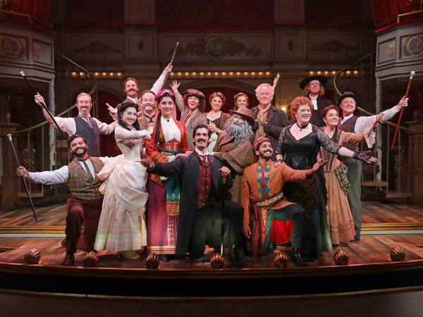 The Cast of Goodspeed's The Mystery of Edwin Drood. Photo by Diane Sobolewski.