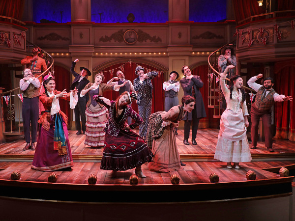 The Cast of Goodspeed's The Mystery of Edwin Drood. Photo by Diane Sobolewski.