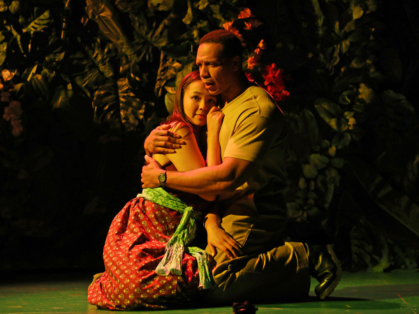 Alex Humphreys and Cameron Loyal in Goodspeed's South Pacific. Photo by Diane Sobolewski.