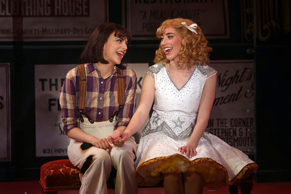 Talia Suskauer and Laura Sky Herman in Goodspeed's Gypsy. Photo by Diane Sobolewski