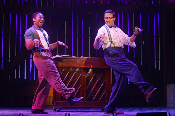 Gilbert L. Bailey II and Will Roland in Goodspeed's Summer Stock. Photo by Diane Sobolewski