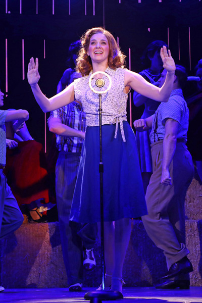 Danielle Wade and the cast of Goodspeed's Summer Stock. Photo by Diane Sobolewski