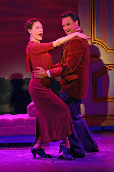 Veanne Cox and J. Anthony Crane in Goodspeed's Summer Stock. Photo by Diane Sobolewski