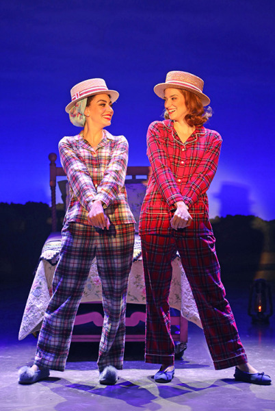 Arianna Rosario and Danielle Wade in Goodspeed's Summer Stock. Photo by Diane Sobolewski