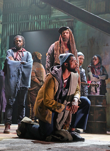 Akron Lanier Watson and the cast of Goodspeed's THE 12. Photo by Diane Sobolewski
