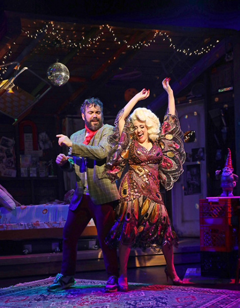 Tricia Paoluccio and Matthew Risch 1 in Goodspeed's Here You Come Again at The Terris Theatre. Photo by Diane Sobolewski