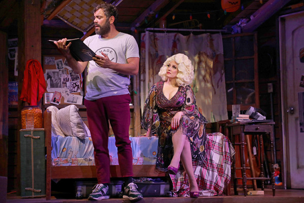 Matthew Risch and Tricia Paoluccio in Goodspeed's Here You Come Again at The Terris Theatre. Photo by Diane Sobolewski