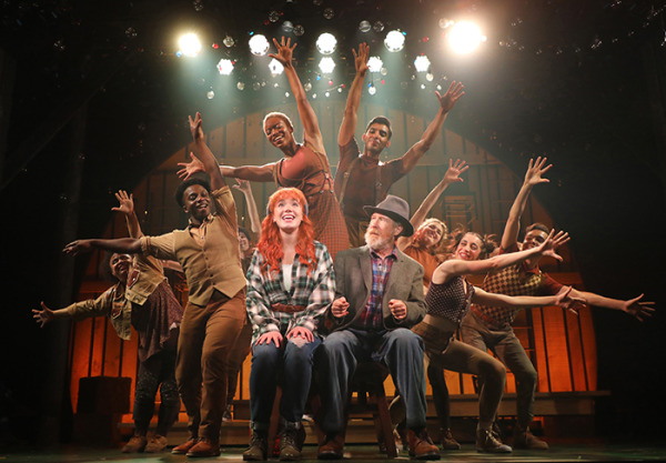 Juliette Redden, D.C. Anderson and the cast of Goodspeed's Anne of Green Gables. Photo by Diane Sobolewski.