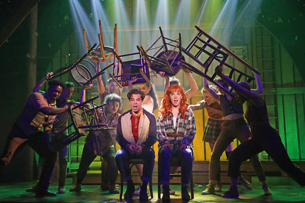 Pierre Marais, Juliette Redden and the cast of Goodspeed's Anne of Green Gables. Photo by Diane Sobolewski.