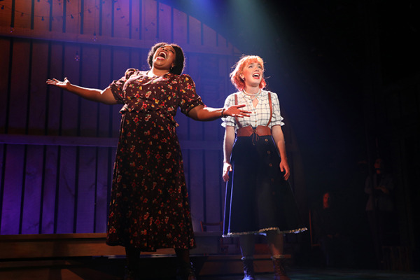 Aurelia Williams and Juliette Redden in Goodspeed's Anne of Green Gables. Photo by Diane Sobolewski.