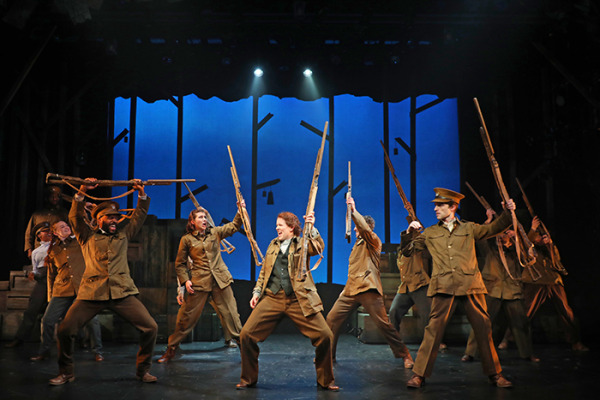 The cast of Goodspeed's Private Jones. Photo by Diane Sobolewski