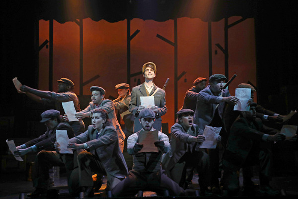 Johnny Link and the cast of Goodspeed's Private Jones. Photo by Diane Sobolewski