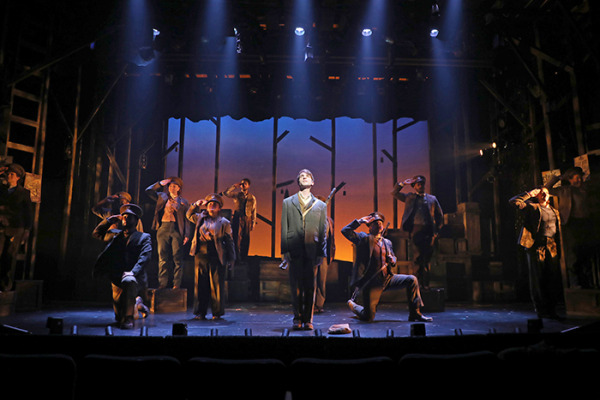 Johnny Link and the cast of Goodspeed's Private Jones. Photo by Diane Sobolewski.