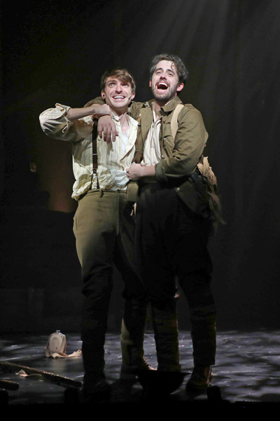 Johnny Link and Victor Kempski in Goodspeed's Private Jones. Photo by Diane Sobolewski
