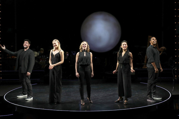 Mauricio Martínez, Kathryn Boswell, Mamie Parris, Diane Phelan, Jesse Nager in Goodspeed Musicals' A Grand Night For Singing. Photo by Diane Sobolewski.