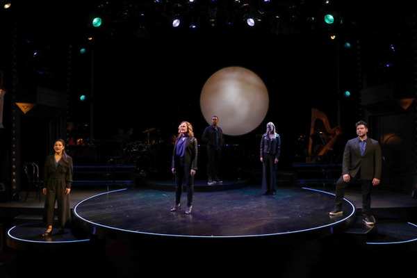 Diane Phelan, Mamie Parris, Jesse Nager, Kathryn Boswell, Mauricio Martínez in Goodspeed Musicals' A Grand Night For Singing. Photo by Diane Sobolewski.
