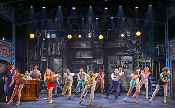 The cast of Goodspeed's 42nd Street. Photo by Diane Sobolewski