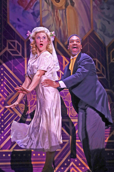 Eloise Kropp and E. Clayton Cornelious in Goodspeed's 42nd Street. Photo by Diane Sobolewski