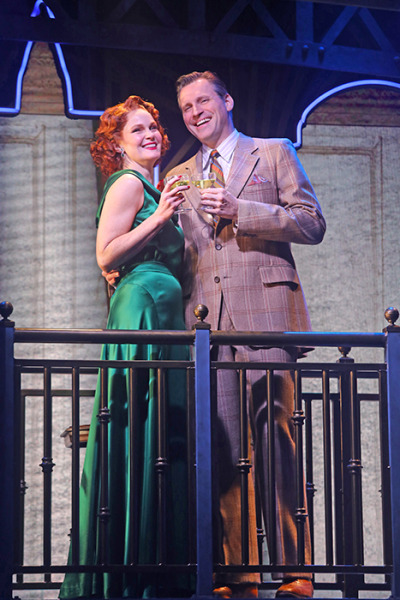Kate Baldwin and Patrick Oliver Jones in Goodspeed's 42nd Street. Photo by Diane Sobolewski
