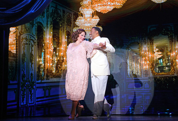 Lisa Howard and E. Clayton Cornelious in Goodspeed's 42nd Street. Photo by Diane Sobolewski