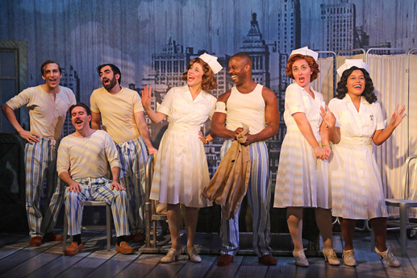The cast of Goodspeed's Christmas in Connecticut. Photo by Diane Sobolewski.