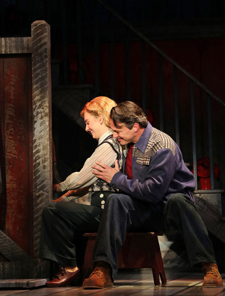 12. Audrey Cardwell and Matt Bogart in Goodspeed's Christmas in Connecticut. Photo by Diane Sobolewski.