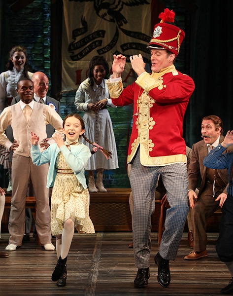 Katie Wylie, Edward Watts and the cast of Goodspeed's THE MUSIC MAN. (c)Diane Sobolewski