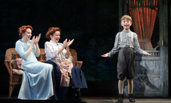 Ellie Fishman, Amelia White and Alexander O'Brien in Goodspeed's THE MUSIC MAN. (c)Diane Sobolewski