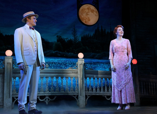Edward Watts and Ellie Fishman in Goodspeed's THE MUSIC MAN. (c)Diane Sobolewski