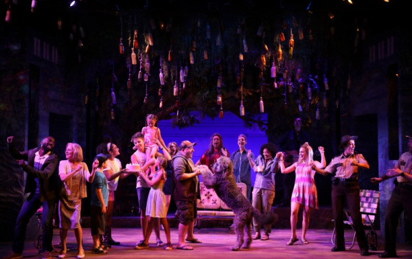 The cast of Goodspeed Musicals’ Because of Winn Dixie, extended by popular demand through September 5 at The Goodspeed. Photo by Diane Sobolewski.