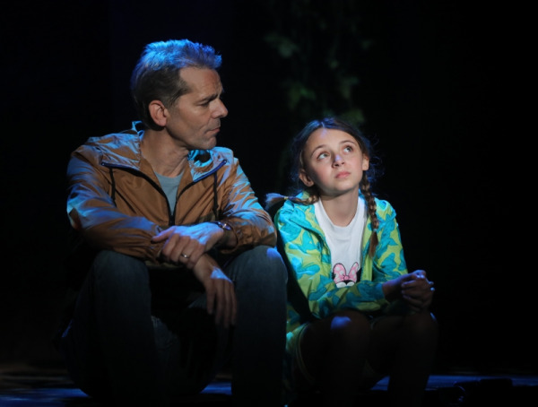 J. Robert Spencer (Preacher) and Josie Todd (Opal) in Goodspeed Musicals’ Because of Winn Dixie, extended by popular demand through September 5 at The Goodspeed. Photo by Diane Sobolewski.