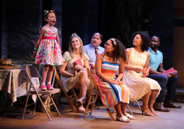 The cast of Goodspeed Musicals’ Because of Winn Dixie, extended by popular demand through September 5 at The Goodspeed. Photo by Diane Sobolewski.