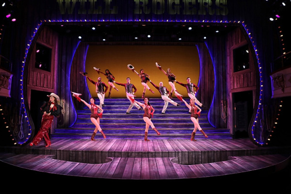 Brooke Lacy and the cast of Goodspeed's The Will Rogers Follies (c) Diane Sobolewski