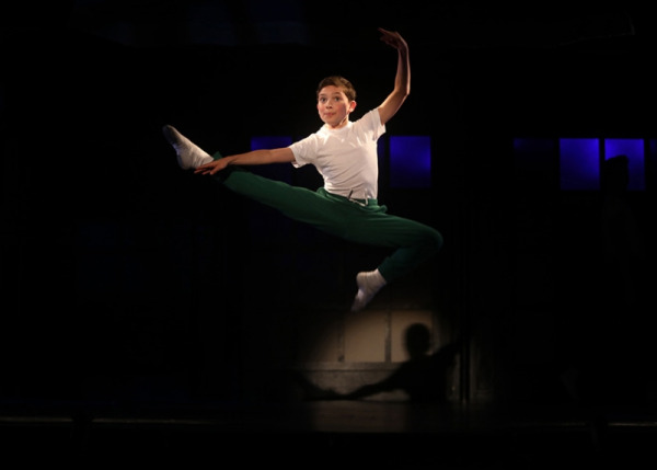 Taven Blanke as Billy in Goodspeed's Billy Elliot. (c)Diane Sobolewski.