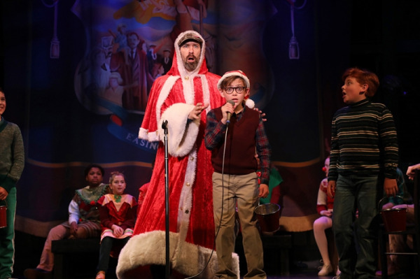 Jesse Swimm, Jon Martens, William Daniel Russel and the cast of Goodspeed's Billy Elliot. (c)Diane Sobolewski