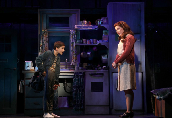 Taven Blanke and Rachel Rhodes-Devey in Goodspeed's Billy Elliot. (c)Diane Sobolewski.