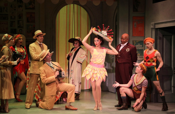 Stephanie Rothenberg and the cast of Goodspeed's The Drowsy Chaperone. (c)Diane Sobolewski