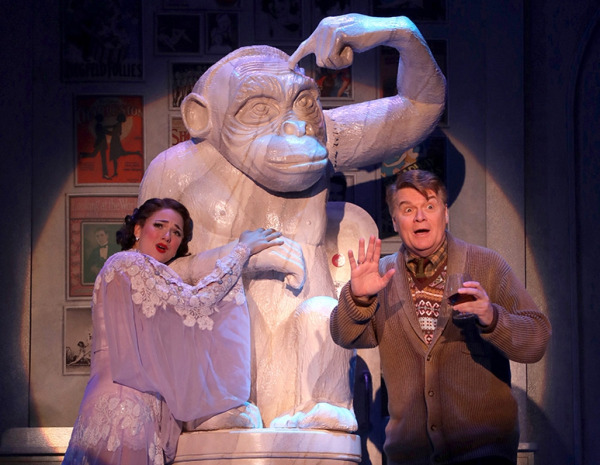 Stephanie Rothenberg and John Scherer in Goodspeed's The Drowsy Chaperone. (c) Diane Sobolewski.