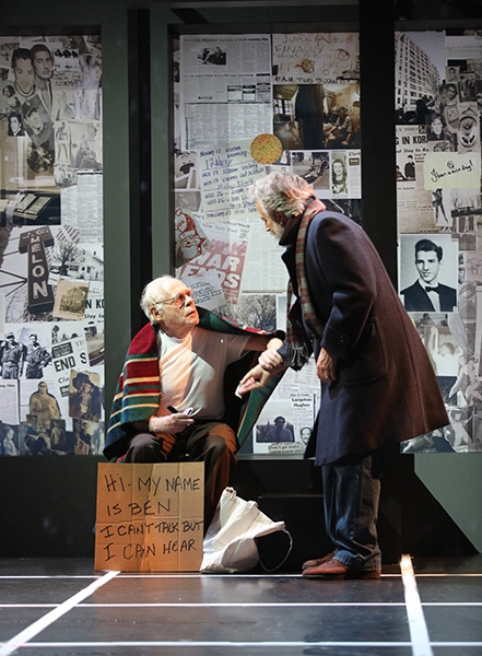 Joel Rooks and Ken Land in Goodspeed's Hi, My Name is Ben. (c)Diane Sobolewski
