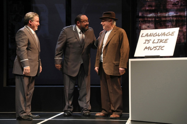 Carlos Lopez, David Baida and Joel Rooks in Goodspeed's Hi, My Name is Ben. (c)Diane Sobolewski