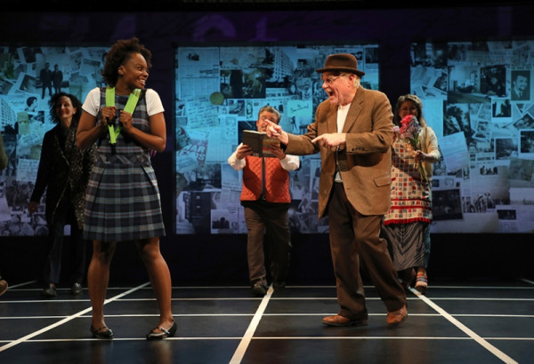 Abigail E. Stephenson and Joel Rooks with Barbra Walsh, Carlos Lopez and Heather Ayers in Goodspeed's Hi, My Name is Ben. (c)Diane Sobolewski